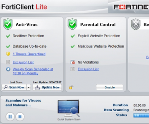fortinet vpn client windows 7