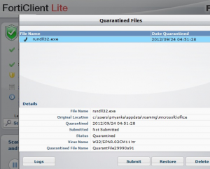 fortinet vpn client windows 7